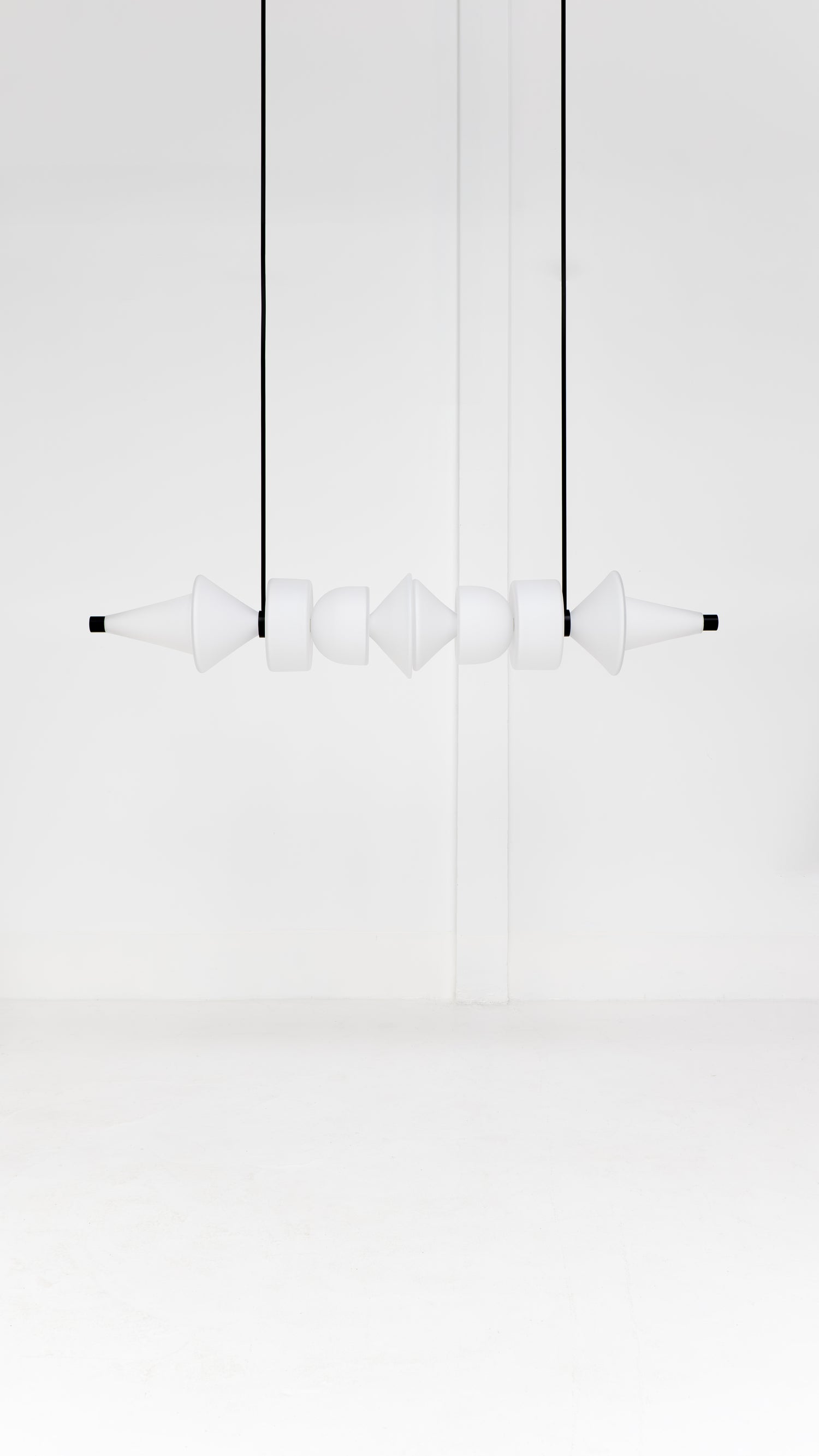 Sonde H10 Chandelier - Opal White
