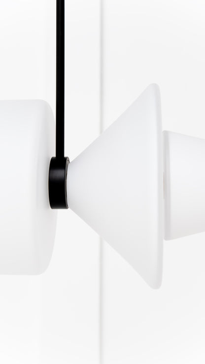 Sonde H10 Chandelier - Opal White