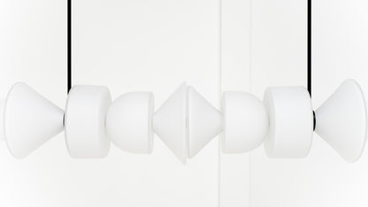 Sonde H10 Chandelier - Opal White