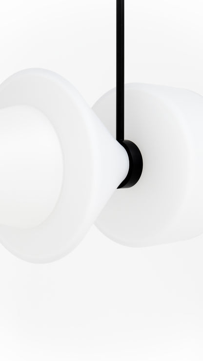 Sonde H10 Chandelier - Opal White
