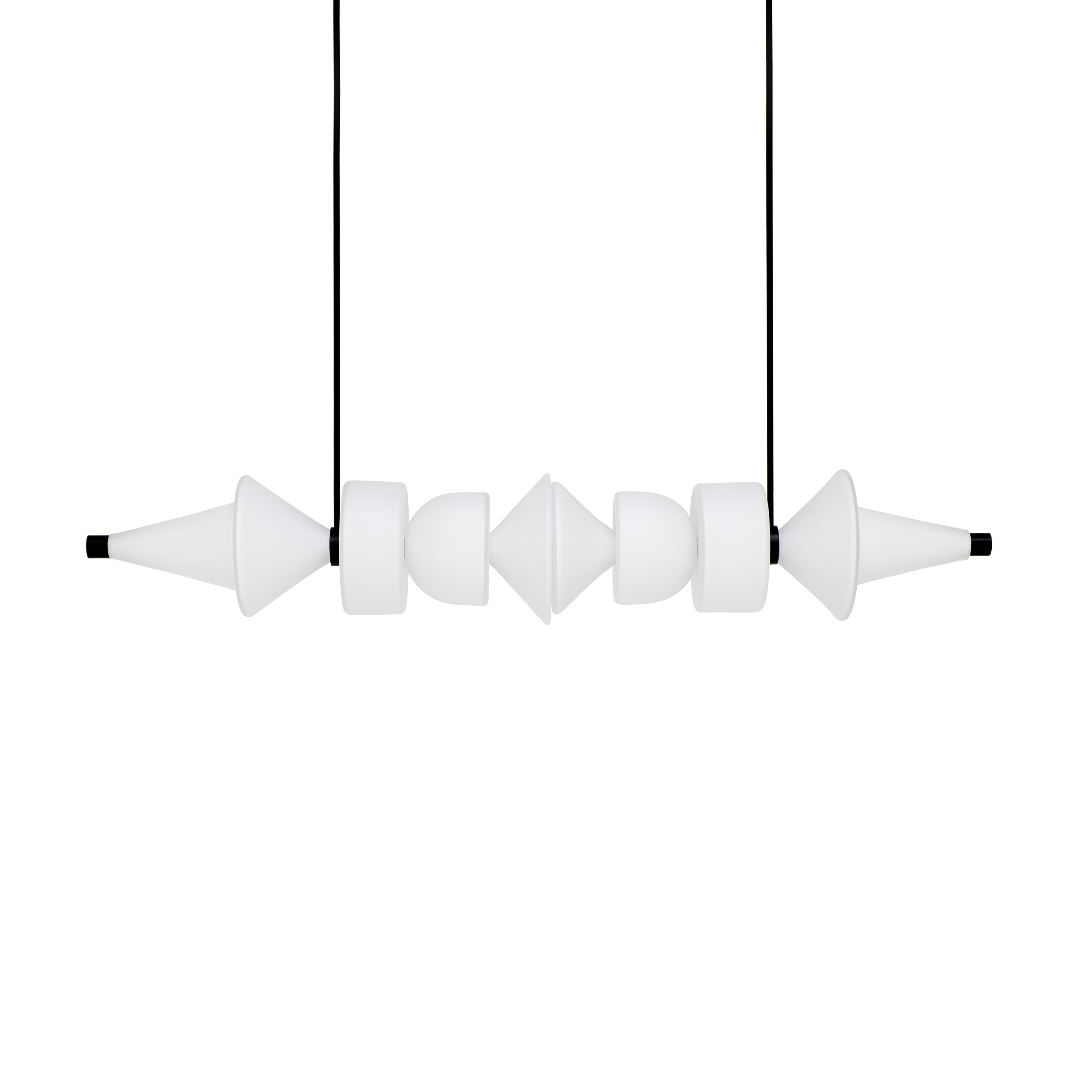 Sonde H10 Chandelier - Opal White