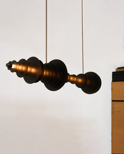 Gravity Metal Chandelier Bronze