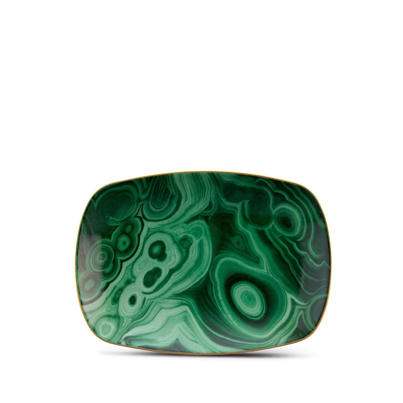 Malachite Rectangular Tray