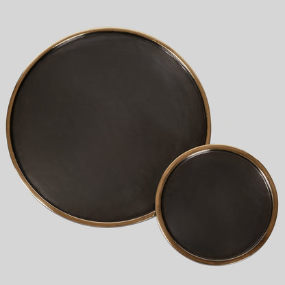 Cast Bronze Trays Round