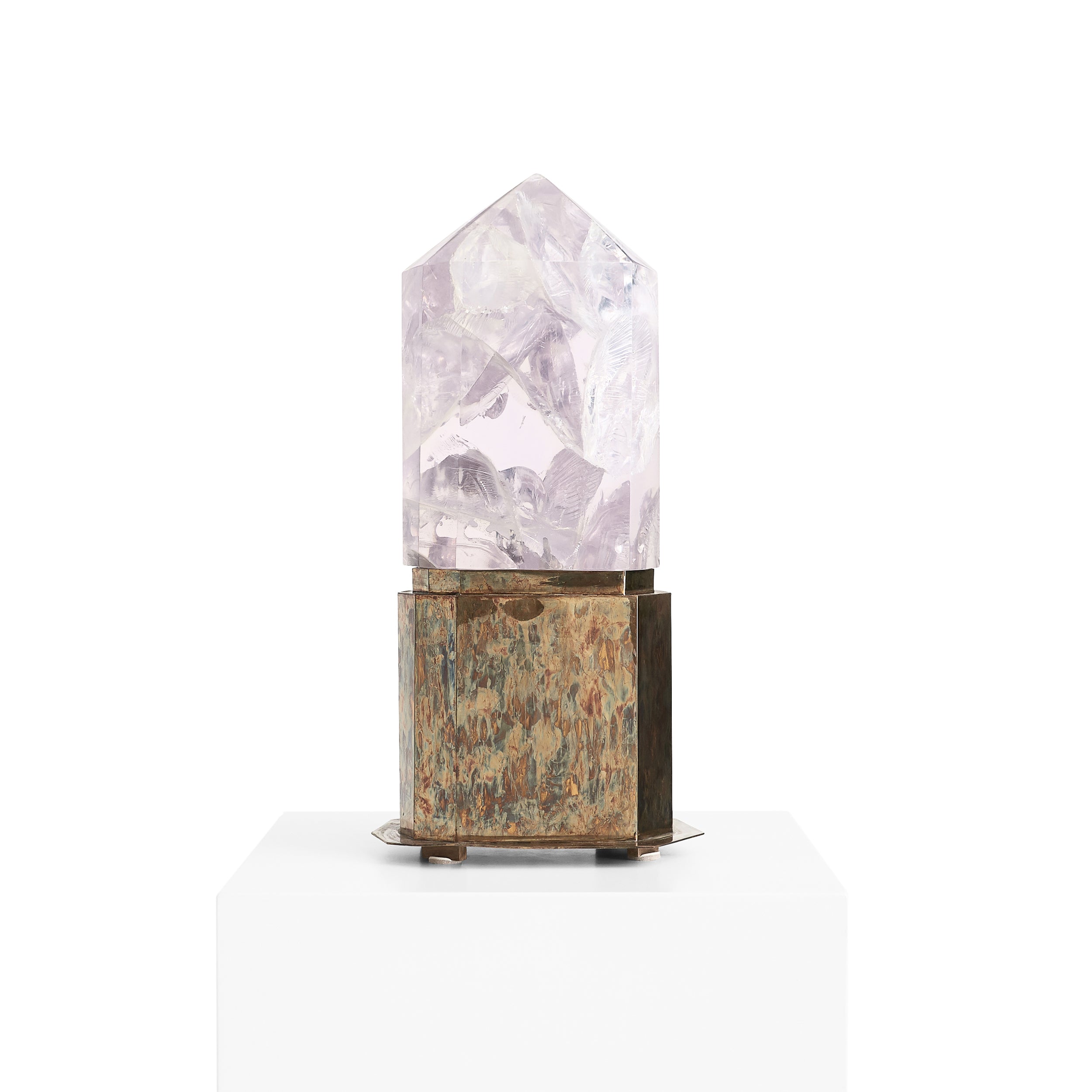 Mineral Obelisk Lamp